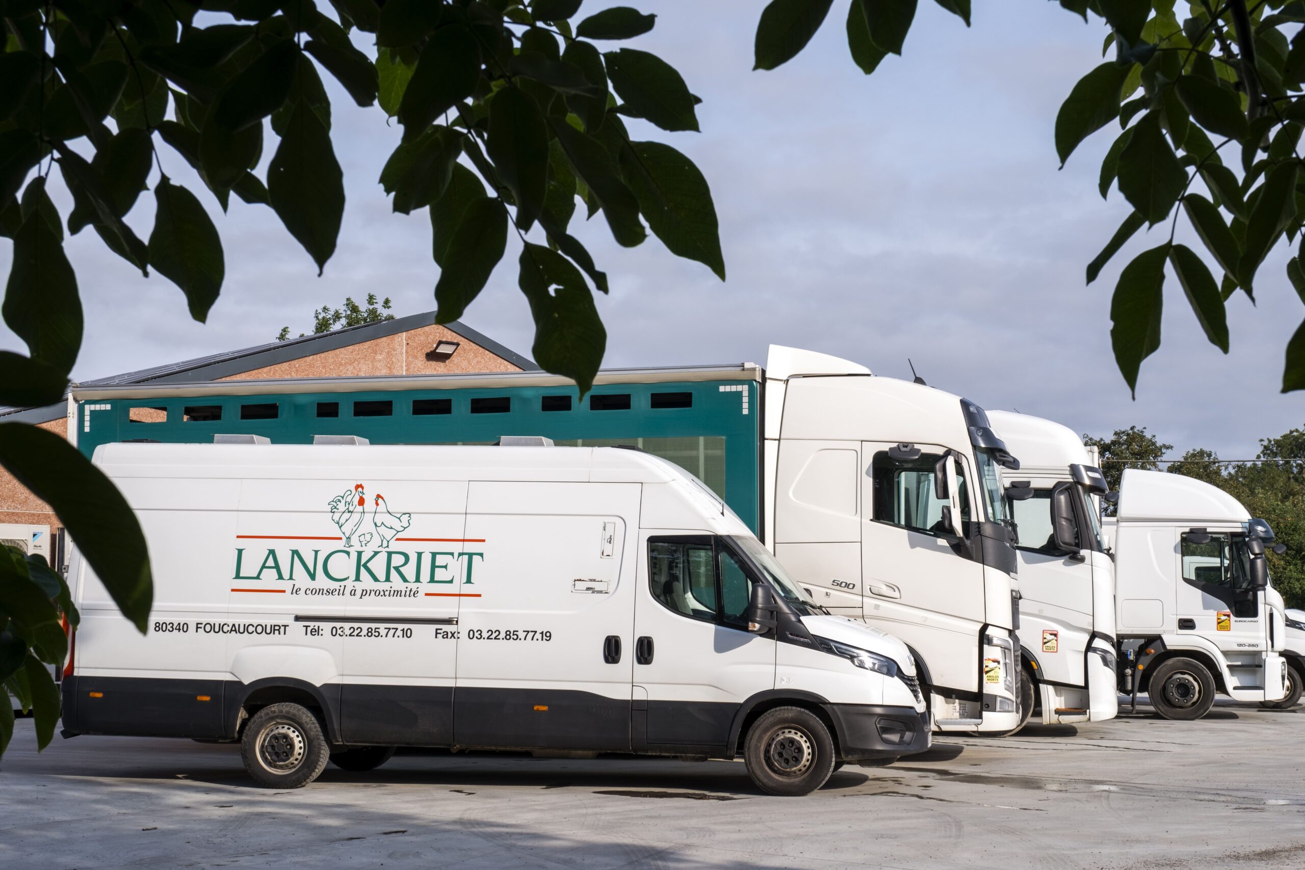 Camion de l'entreprise Lanckriet